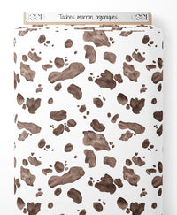 Tissu - Taches marron organiques