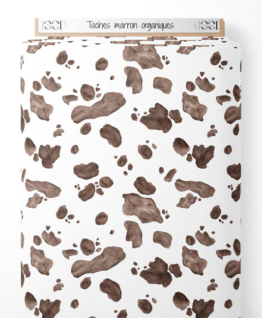 Tissu - Taches marron organiques