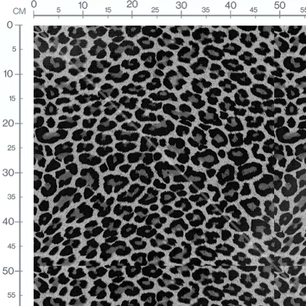 Tissu - leopard des neiges