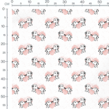 Tissu - Tissu Chiens Dalmatien