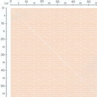 Tissu - Cœurs blancs sur beige doux