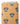 Tissu - Raton laveur fond orange