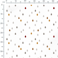 Tissu - Poussins et petites fleurs