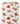 Tissu - Souris et fraises joyeuses