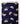Tissu - Citrouilles rubans sur fond bleu