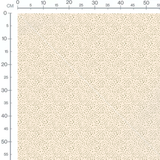 Tissu - Pois verts sur fond beige