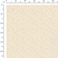 Tissu - Pois verts sur fond beige