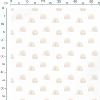 Tissu - Arcs beiges à motifs discrets
