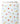 Tissu - Fruits sur rayures bleues