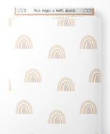 Tissu - Arcs beiges à motifs discrets