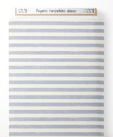 Tissu - Rayures horizontales douces