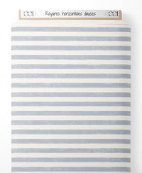 Tissu - Rayures horizontales douces