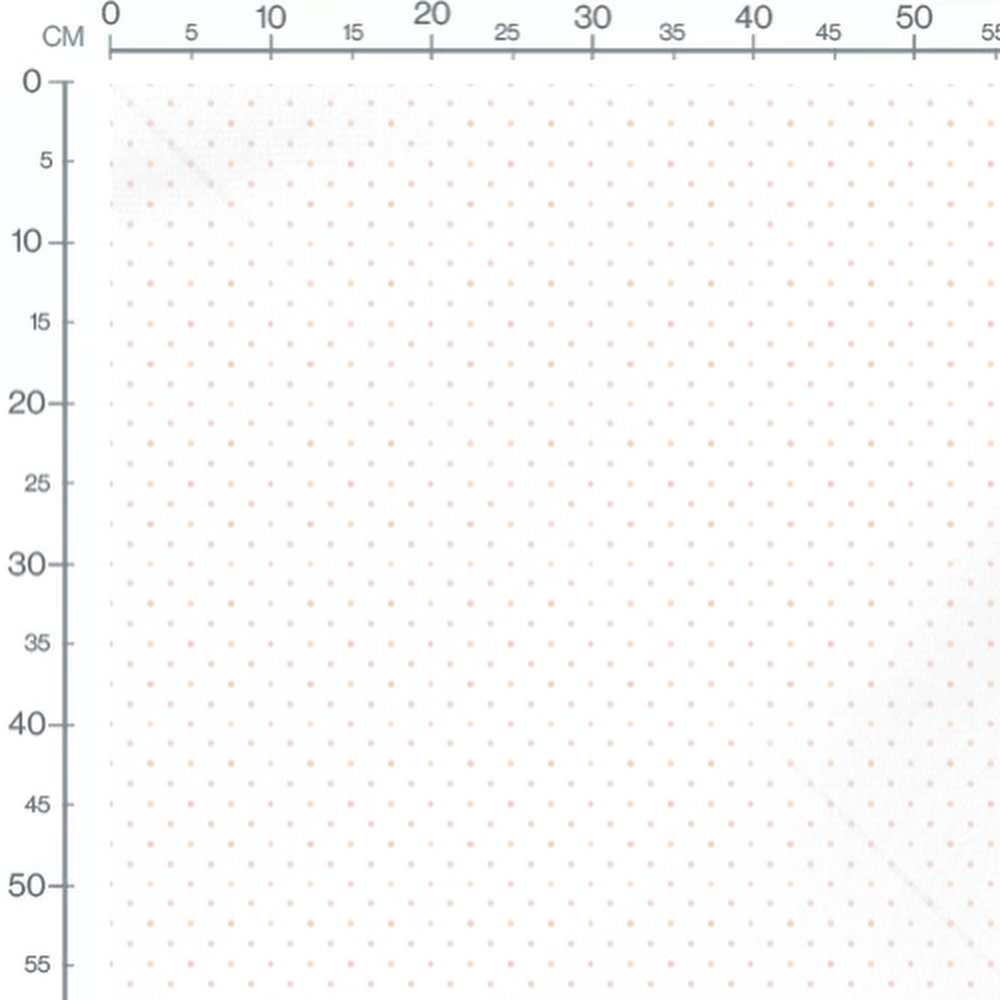 Tissu - Pois pastel rose et beige