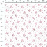 Tissu - Fleurs roses et bourgeons 2