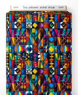 Tissu - patchwork abstrait africain