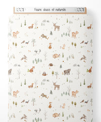 Tissu - Faune douce et naturelle