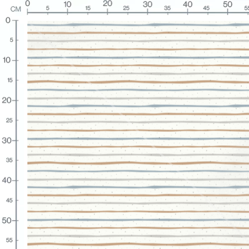 Tissu - Rayures bleues et grises blanches