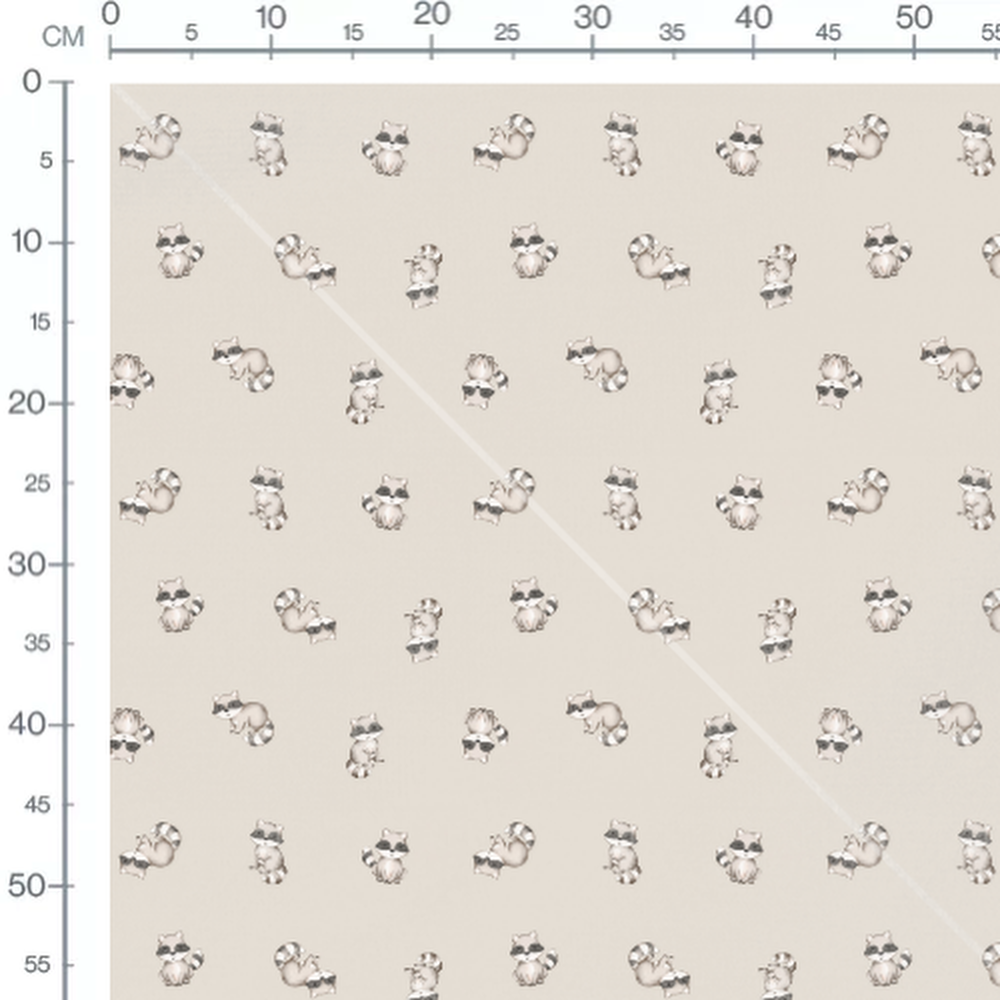 Tissu - Glands joyeux avec chapeaux