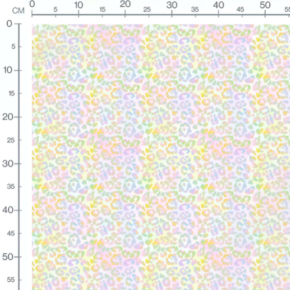 Tissu - leopard multicolore