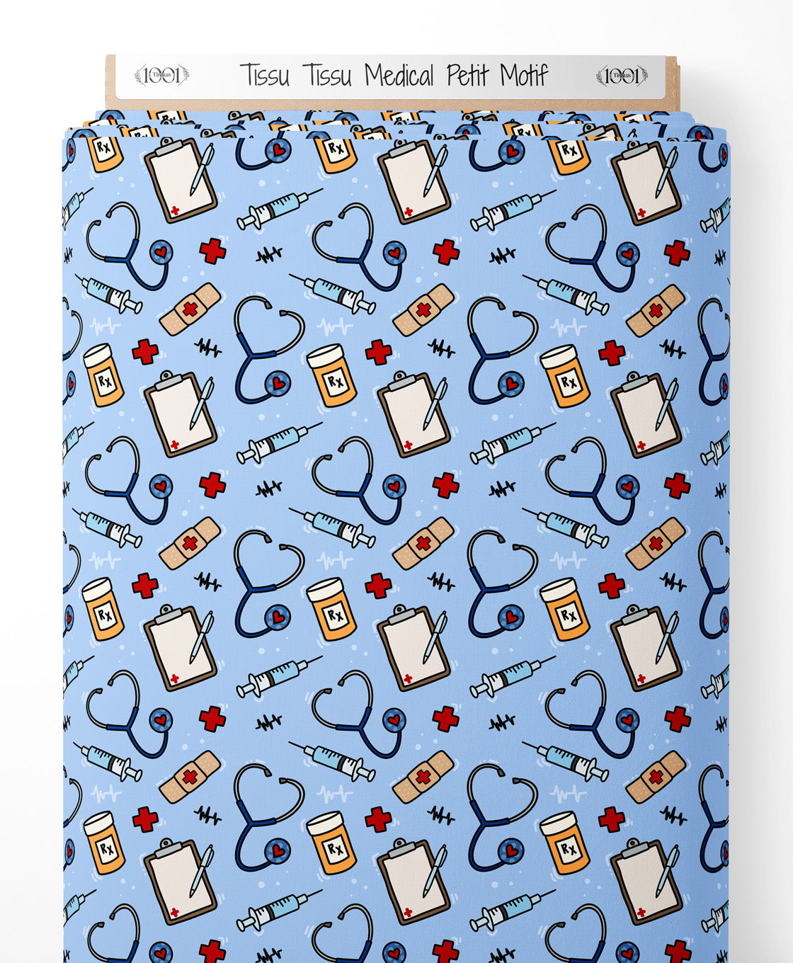 Tissu - Tissu Medical Petit Motif