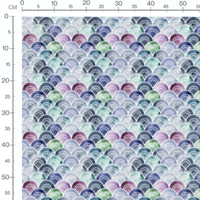 Tissu - Écailles multicolores élégantes