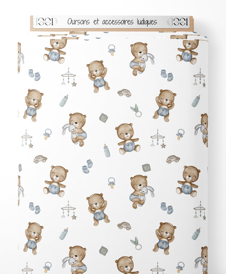 Tissu - Oursons et accessoires ludiques
