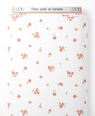 Tissu - Fleurs pastel en harmonie