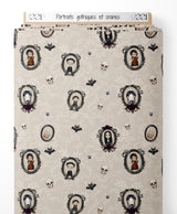 Tissu - Portraits gothiques et crânes