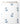 Tissu - Ancres bleues sur blanc