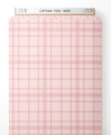 Tissu - Carreaux roses variés