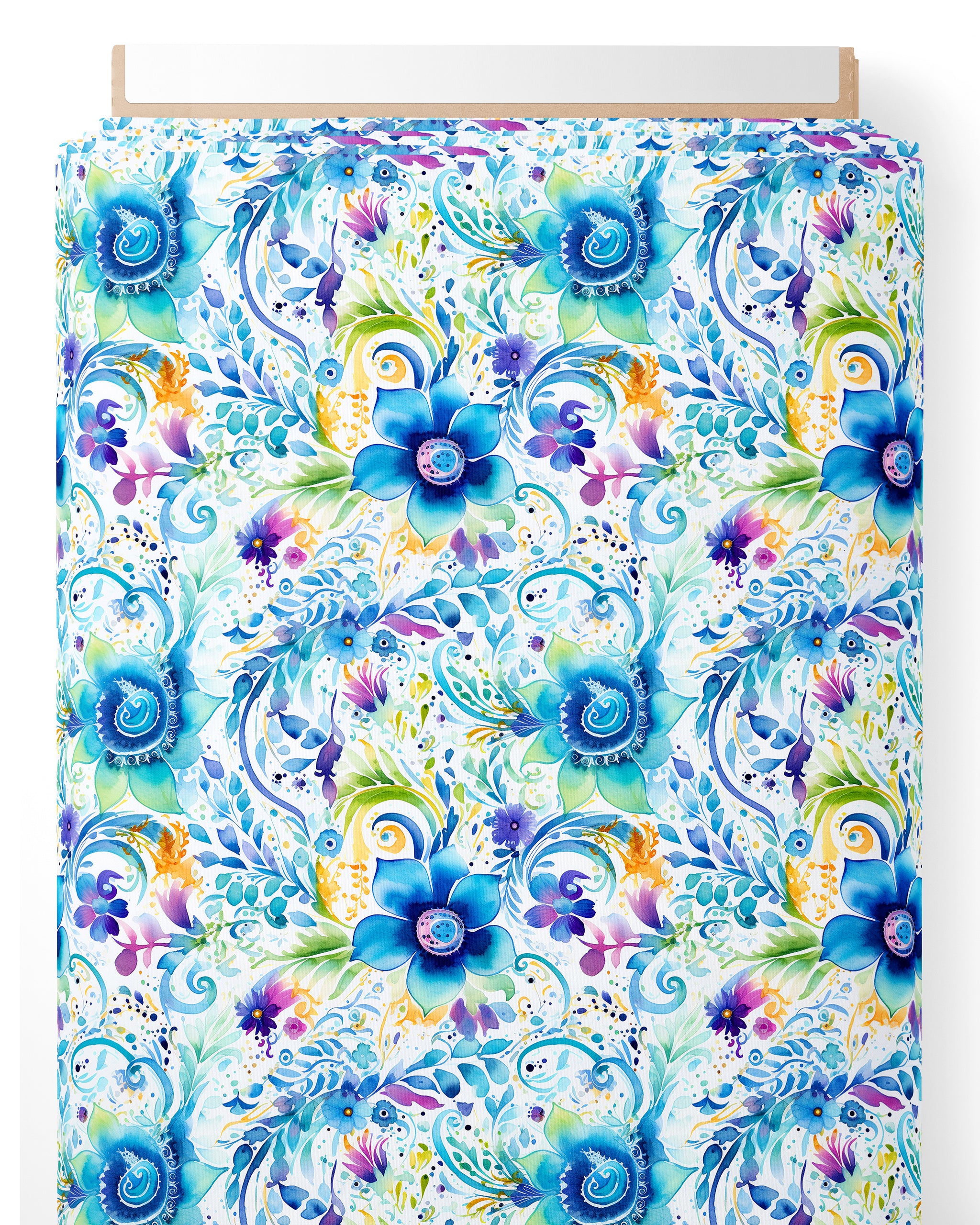 Tissu - Fleur paisley 8