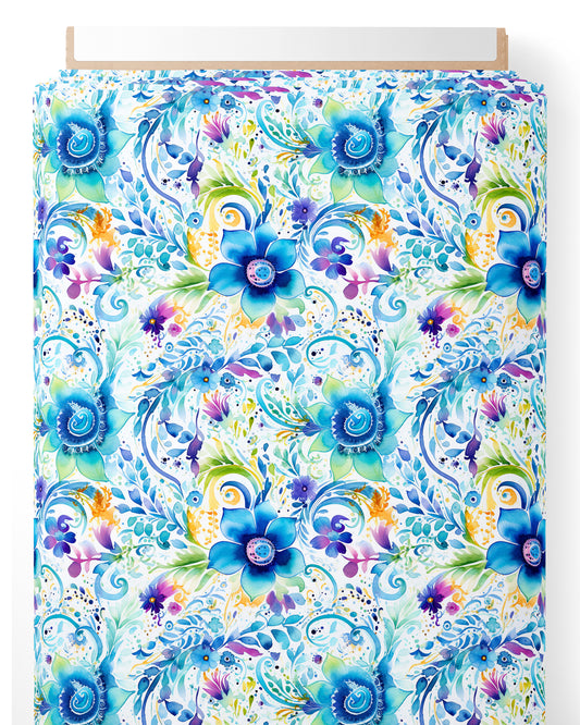 Tissu - Fleur paisley 8