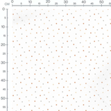 Tissu - Pois neutres sur blanc