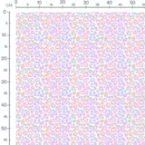 Tissu - leopard rainbow