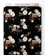 Tissu - Appareils photo sur fond noir
