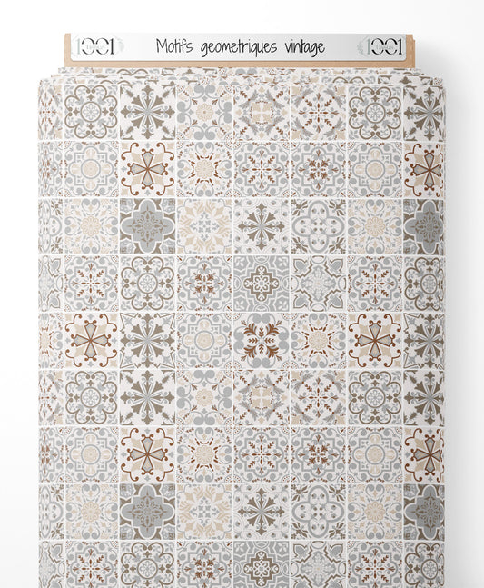 Tissu - Motifs géométriques vintage