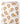 Tissu - Lions dessinés fond beige