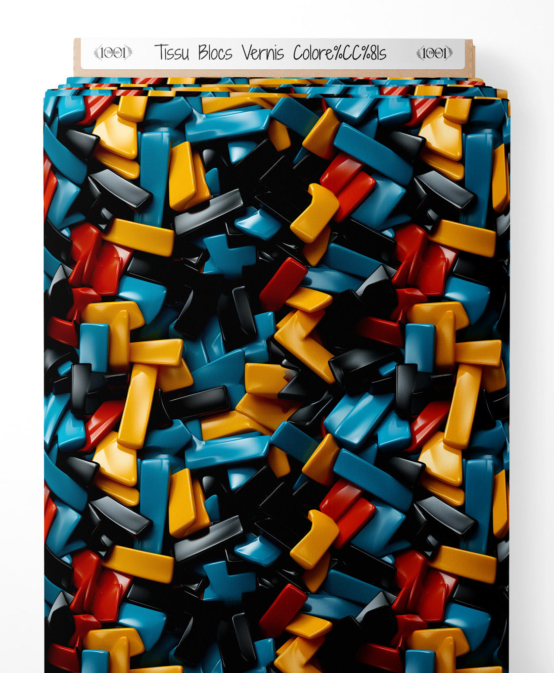 Tissu - Blocs Vernis Colorés