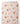 Tissu - Fleurs roses et oranges délicates