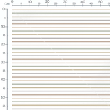 Tissu - Rayures beige et vert sur blanc
