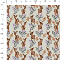 Tissu - Arcs blancs sur rose pâle