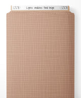 Tissu - Lignes ondulées sur fond beige