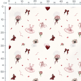 Tissu - Accessoires de ballet et roses