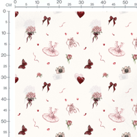 Tissu - Accessoires de ballet et roses