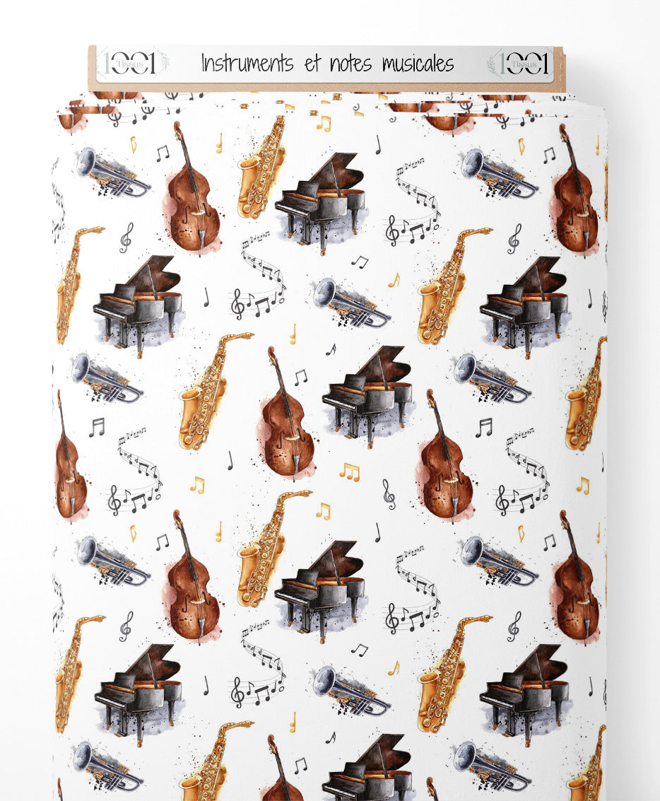 Tissu - Instruments et notes musicales