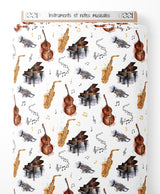 Tissu - Instruments et notes musicales