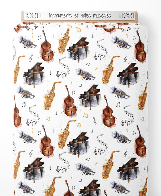 Tissu - Instruments et notes musicales
