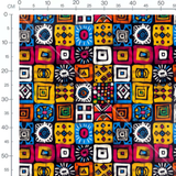 Tissu - geometrie ethnique africain