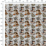 Tissu - Dinosaures halloween