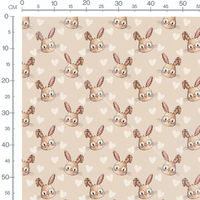 Tissu - Tissu Lapin Lunettes Leopard